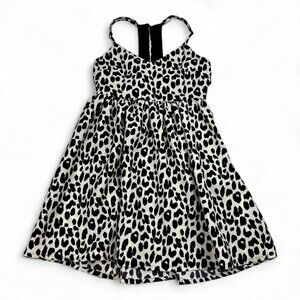 Mink Pink Leopard Print Mini Dress XS Spaghetti Straps